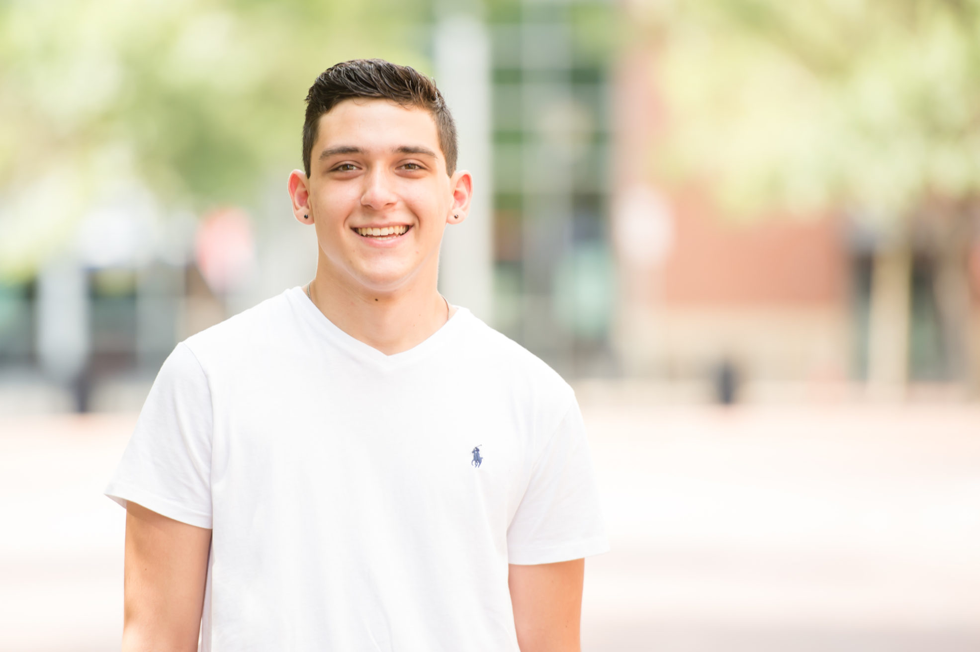 Arena District Senior Picture