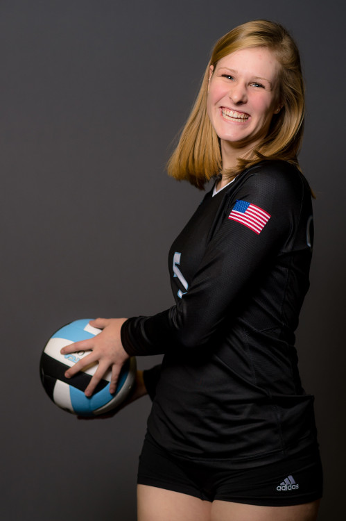 Club volleyball individual photo