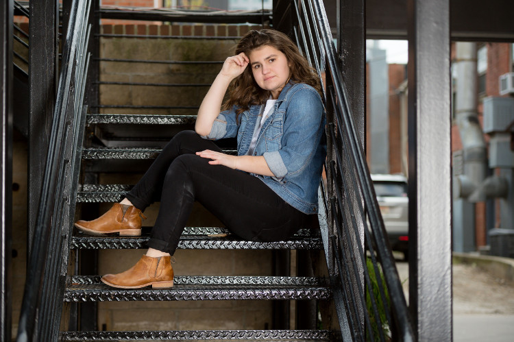 Senior Portraits on steps