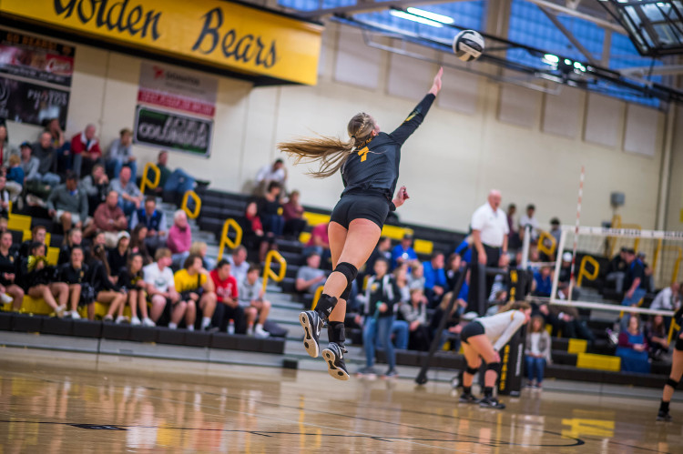 Volleyball action photography