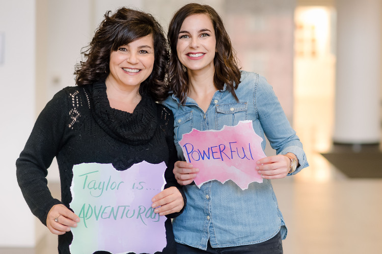 Mother and Daughter Photo Downtown Columbus